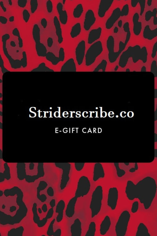 Striders Cribe Striderscribe Gift Card